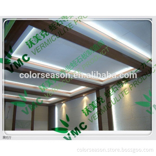 Ceiling panels fireproof heat retaining vermiculite board